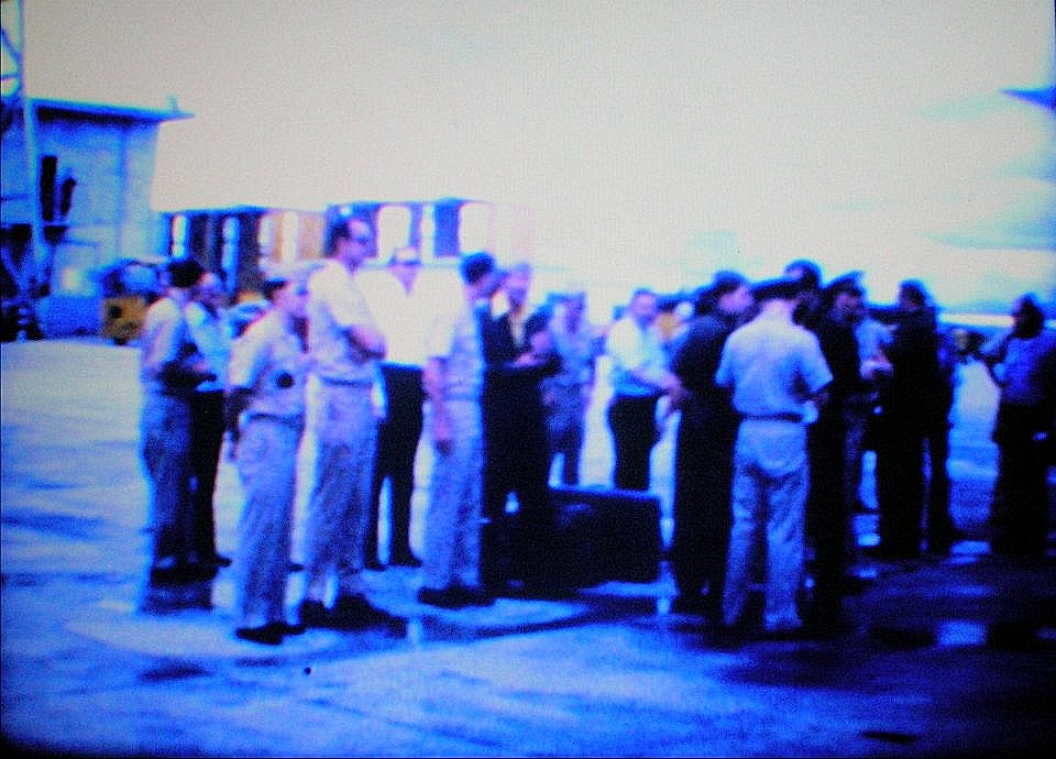 Lockheed EP-3E VQ-1 NAS Agana Guam Welcoming Party Down Front - SEP 1974