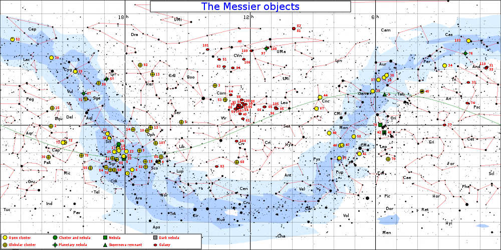 1000px Messier Objects