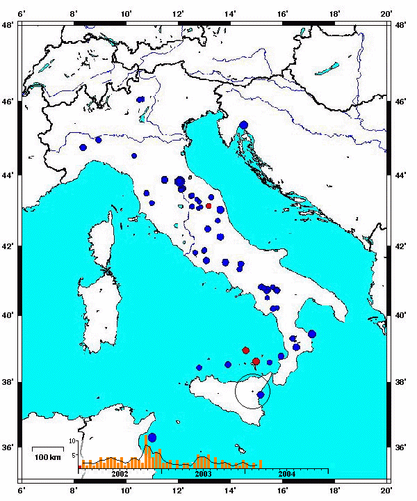 Mediterannean Quakes 2002