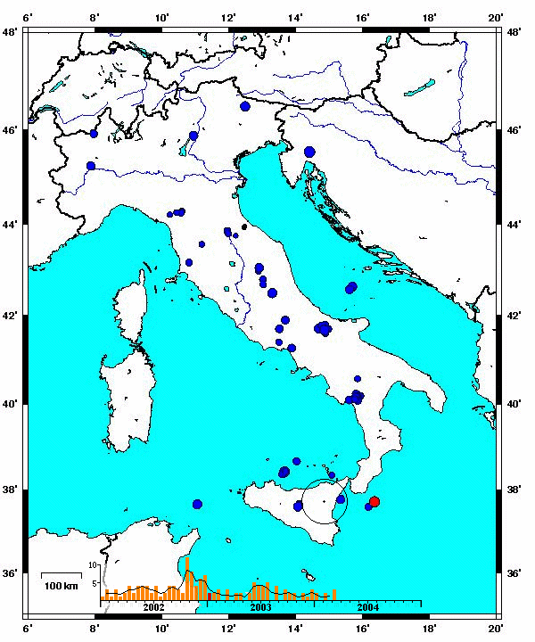 Mediterannean Quakes 2003