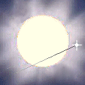 Venus transiting sun